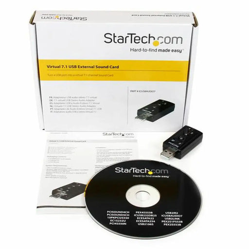 Външна звукова карта Startech ICUSBAUDIO7