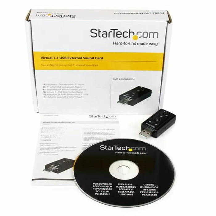Външна звукова карта Startech ICUSBAUDIO7