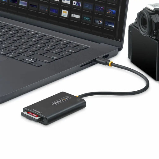 Външен четец за карти Startech 1B-USB-C-CFE-ADAPTER Черен