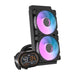 Воден охладител за процесор Darkflash DH240D (черен)