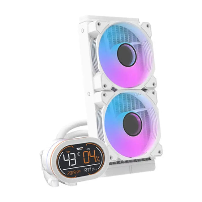 Воден охладител за процесор Darkflash DH240D (бял)