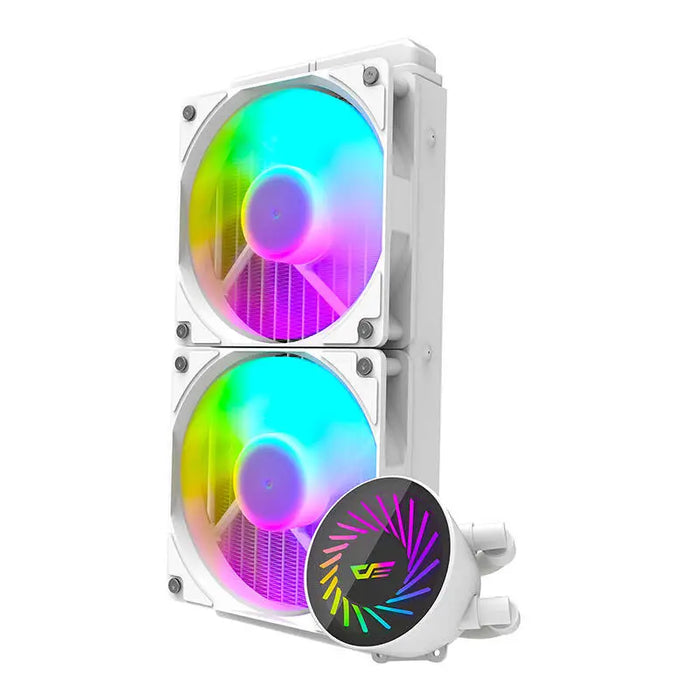 Водно охлаждане Darkflash DCS240 CPU бяло