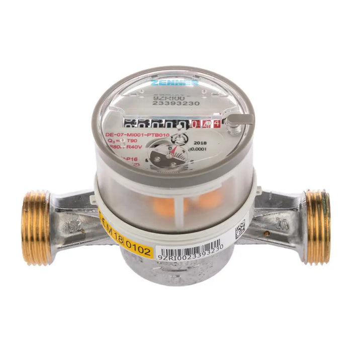 ВОДОМЕР ZENNER ТОПЛА ВОДА ZENNER 3/4’’ (20мм) 4м3