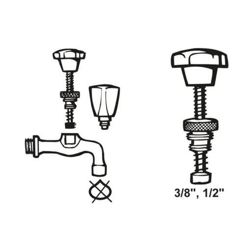 ВОДОПРОВОДНА ФРЕЗА 1/2’’ И 3/8’’ CORNAT