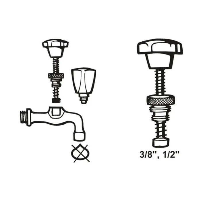 ВОДОПРОВОДНА ФРЕЗА 1/2’’ И 3/8’’ CORNAT