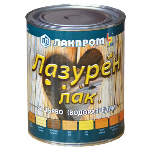 ВОДОРАЗРЕДИМ ЛАЗУРЕН ЛАК ЗА ДЪРВО LACKPROM