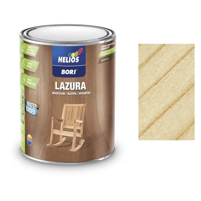 ВОДОРАЗТВОРИМ ЛАК С UV БЕЗЦВЕТЕН 750 ML HELIOS BORI