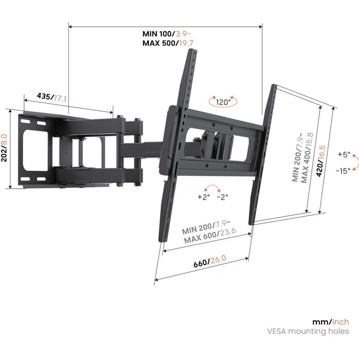 TV Стойка VOGELS UP 6053 ЧЕРЕН