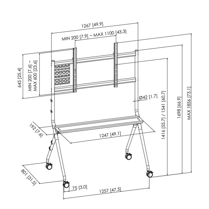 Поставка за монитор Vogel's 7410210 65" 98"