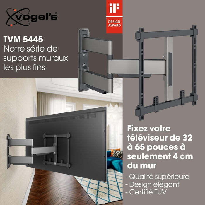 Поставка за стена за телевизор с дръжка Vogel's TVM5445   NEGRO 32" 65"