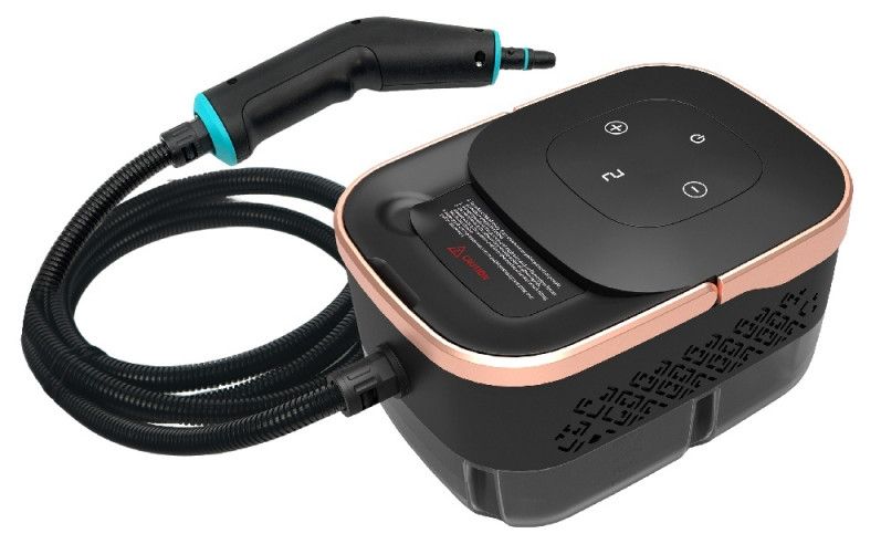 Парочистачка Voltz - Oliver OV51002B, 1500W, 1.25 l, черна/розово злато