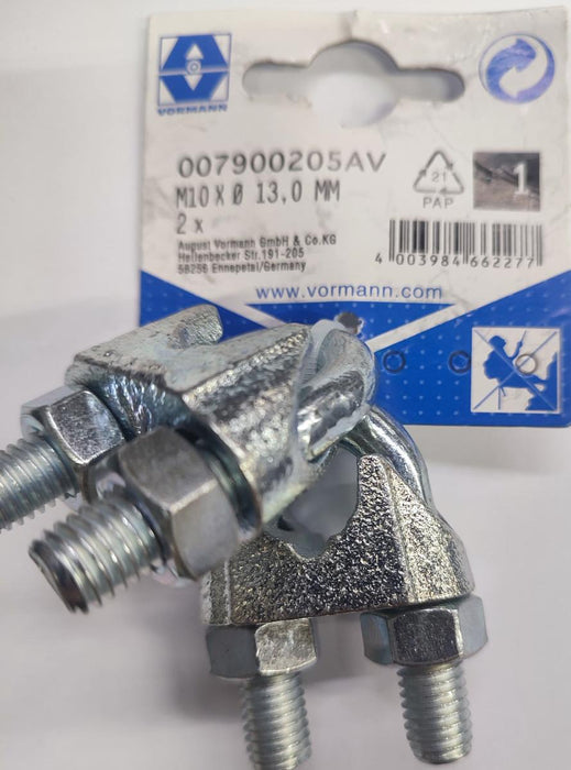 СКОБА ЗА КАБЕЛ ПОЦИН VRN 13MM М10 2БР