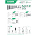 ВРАТА ДВУКРИЛА 1.5X3.5M POLARGOS BREMA