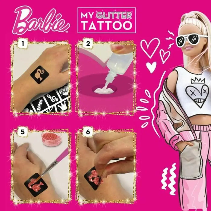 временни татуировки Lisciani Giochi My Glitter Tatoo