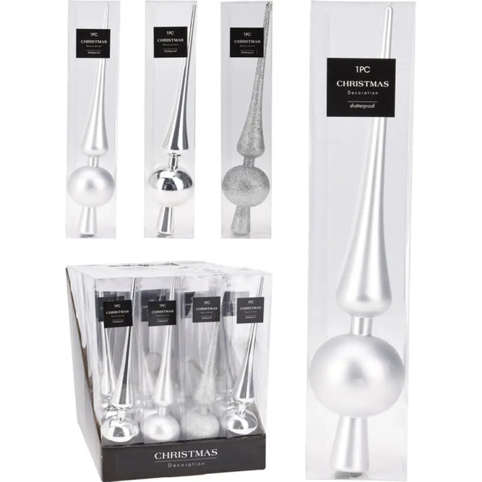 ВРЪХ ЗА ЕЛХА 27.5CM SILVER HOME&STYLING CAN301410/AVS101410