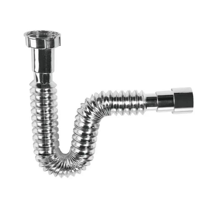 ВРЪЗКА ГОФРИРАНА СИФОН ХРОМ 40/50