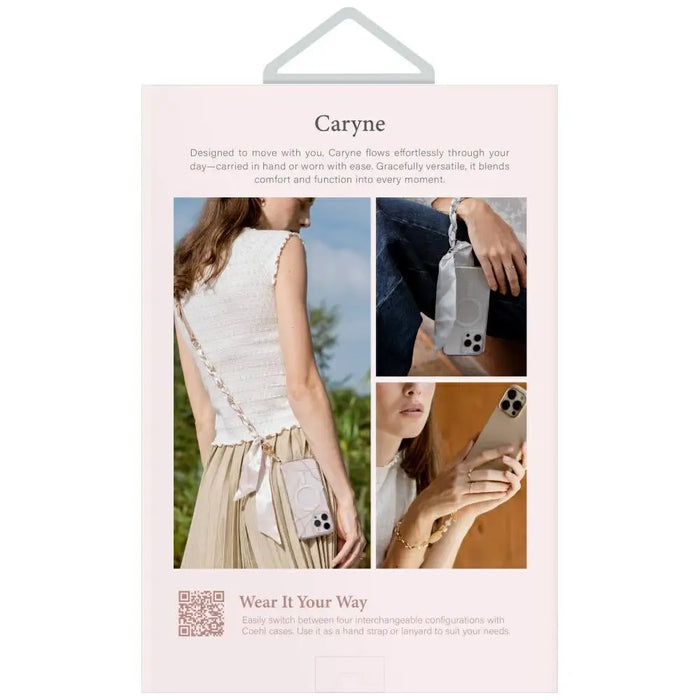 Връзка за телефон Uniq Coehl Caryne 2 в 1 - кремава