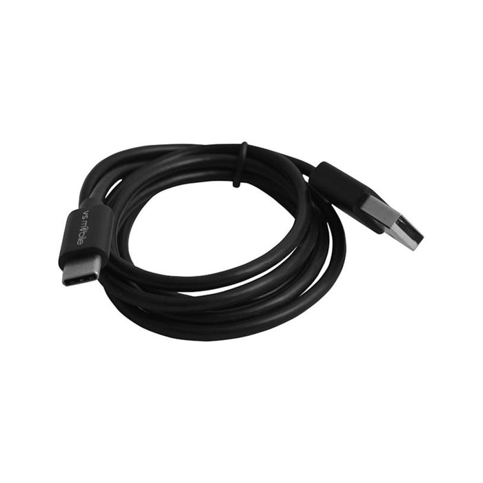 КАБЕЛ VSMOBILE USB-A to USB-C 1 m BLACK W1MMC