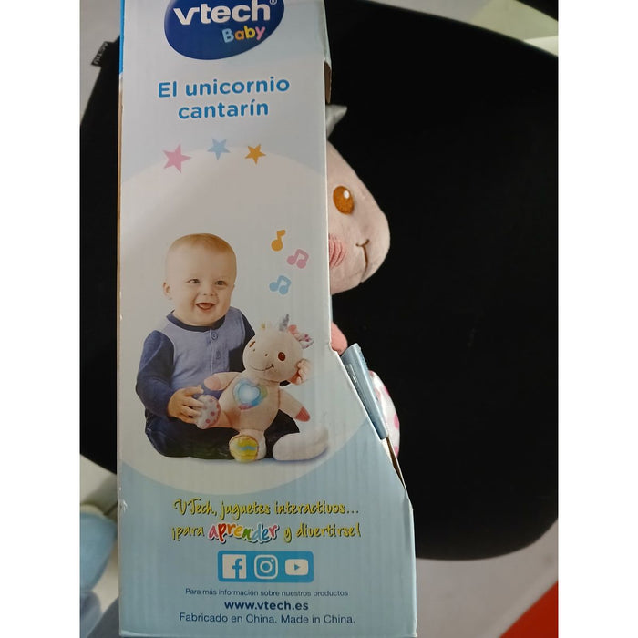 Мека играчка със звук Unicorn Vtech (ES) (20 x 28 x 12 cm)