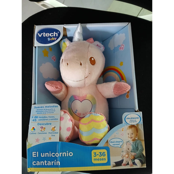 Мека играчка със звук Unicorn Vtech (ES) (20 x 28 x 12 cm)