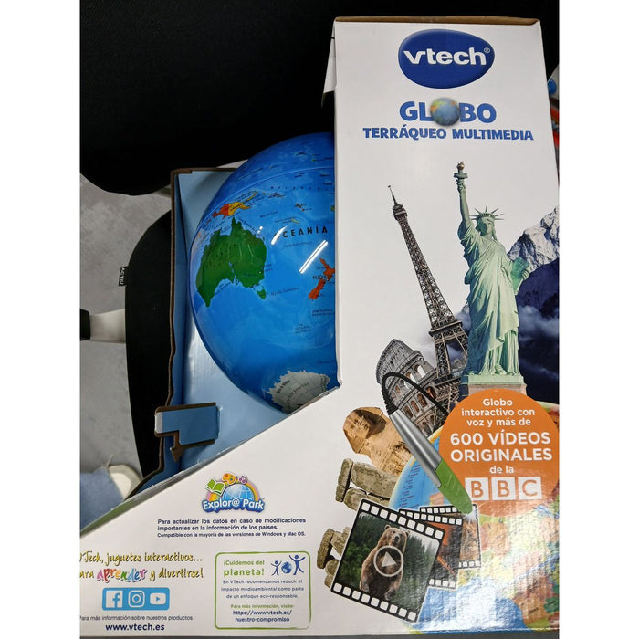 Интерактивен Глобус Vtech Видео 30 x 38 x 30 cm