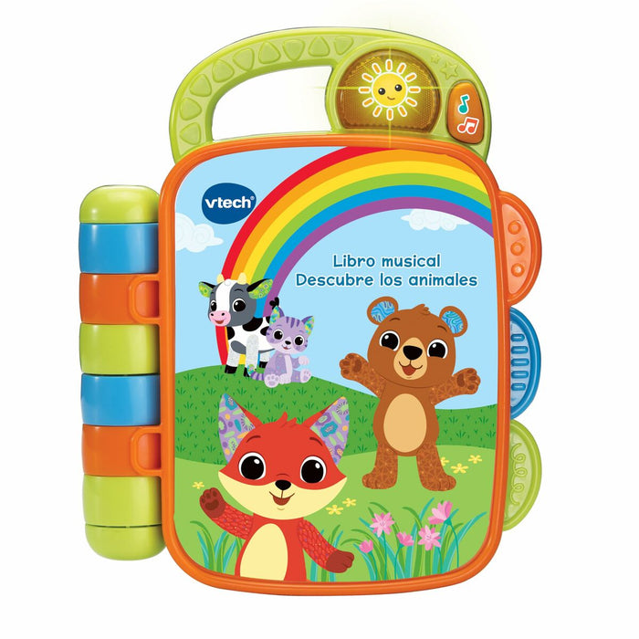 Моята Първа Музикална Книга Vtech 18,8 x 5,5 x 21,6 cm Животни