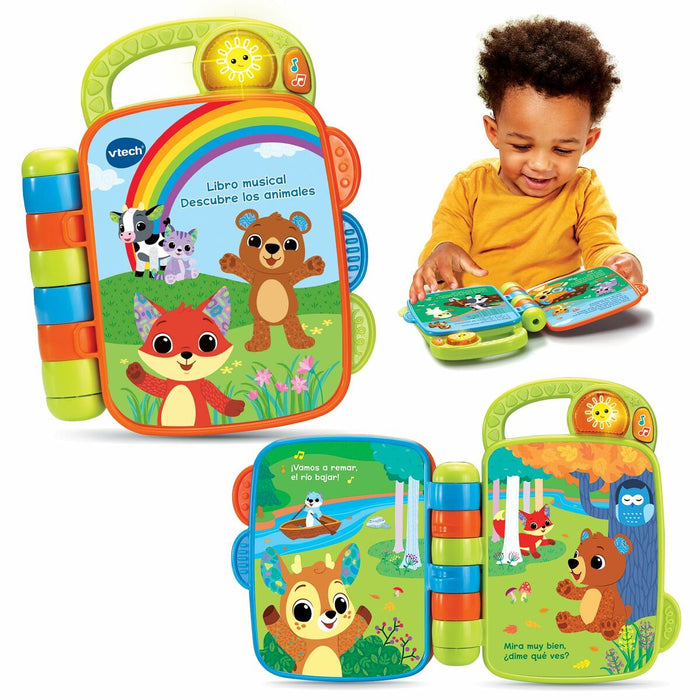 Моята Първа Музикална Книга Vtech 18,8 x 5,5 x 21,6 cm Животни