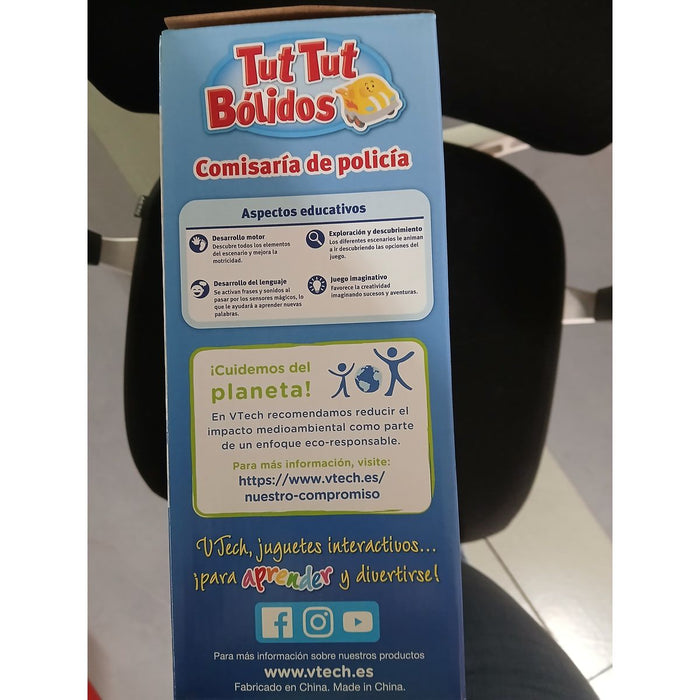 Игра Комплект Превозни Средства Vtech Tut Tut Bolidos 28 x 11,5 x 28 cm Полиция