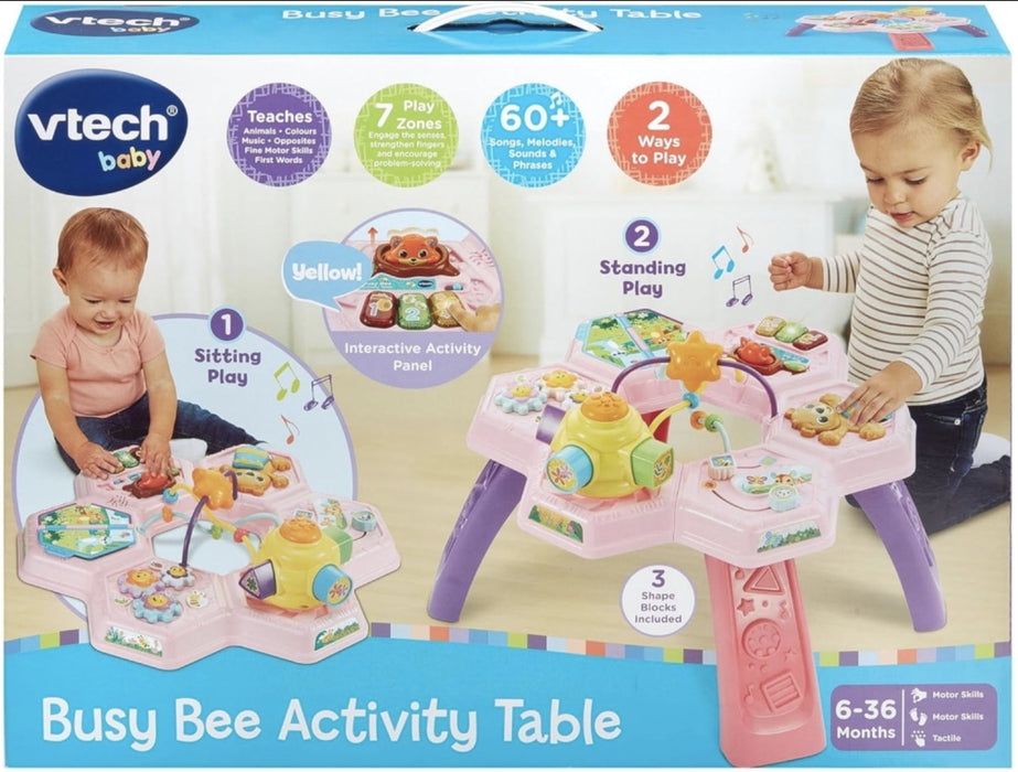 Интерактивна масичка за игра Vtech - Розова
