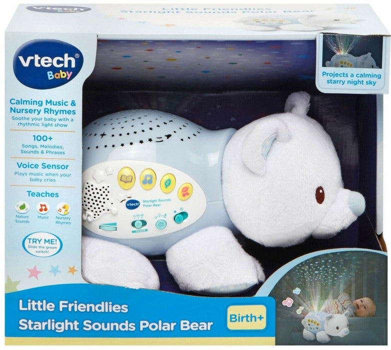 Музикална нощна лампа-проектор Vtech - Мече