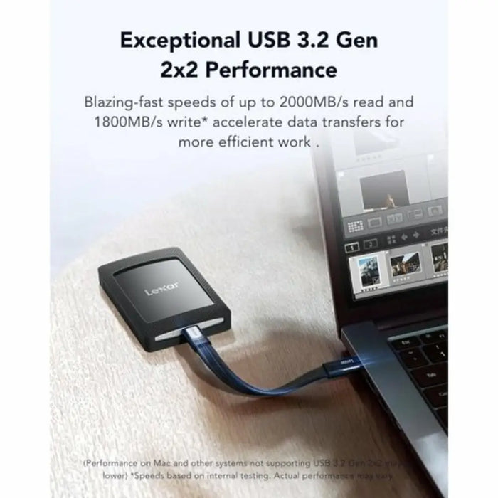 Външен харддиск Lexar LSL500M001T-RNBNG Черен 1 TB