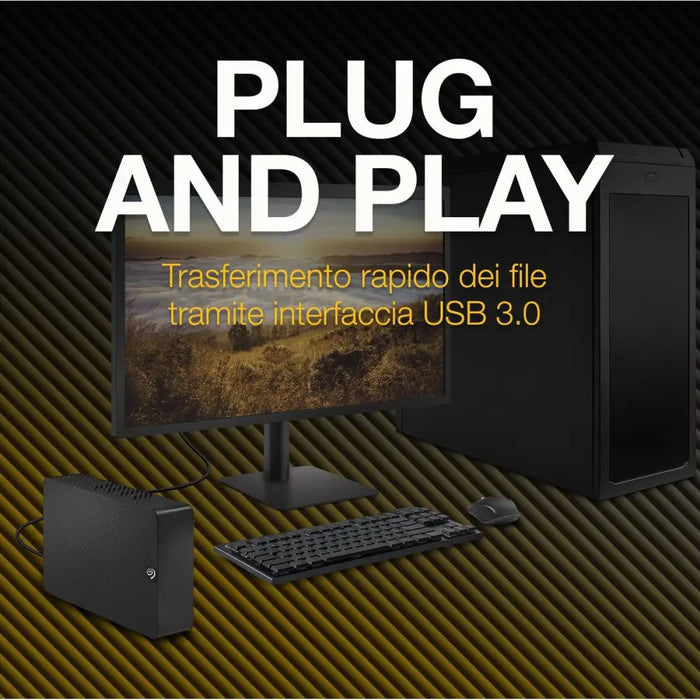 Външен харддиск Seagate STKP22000400 Черен 22 TB