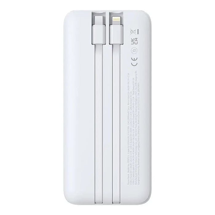 Външна батерия Baseus Lipow 10000mAh 22.5W с два вградени