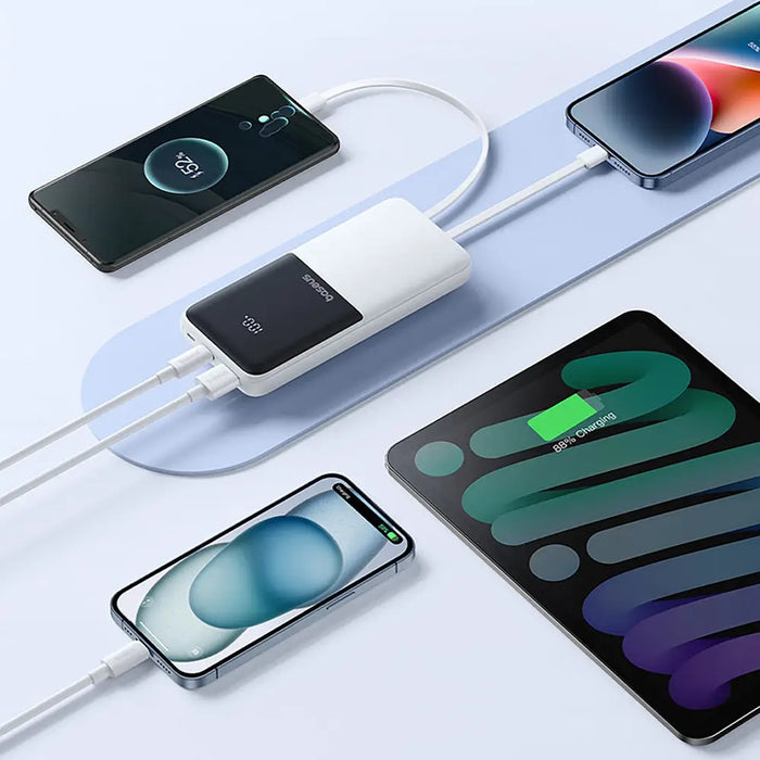 Външна батерия Baseus Lipow 10000mAh 22.5W с два вградени