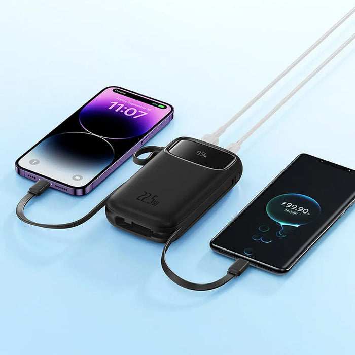 Външна батерия Baseus Qpow2 20000mAh 22.5W с двоен кабел