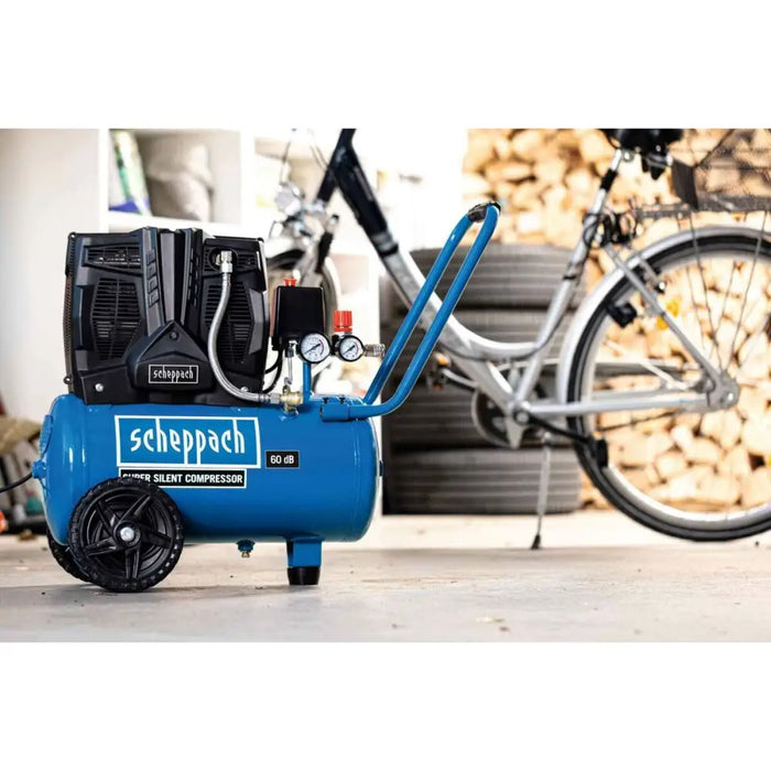 Въздушен Компресор Scheppach HC25Si Хоризонтален 1100 W 8