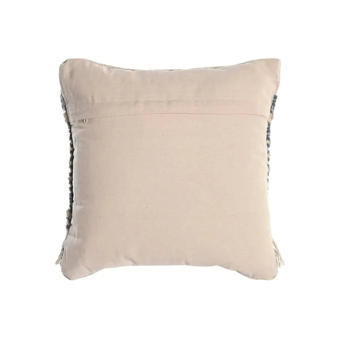 Възглавница DKD Home Decor Син 45 x 10 x 45 cm Бял Boho