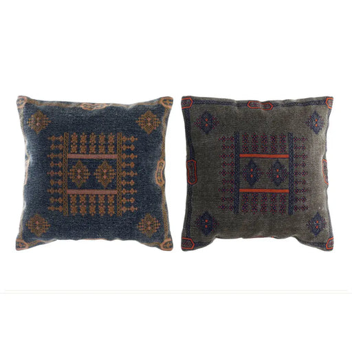 Възглавница DKD Home Decor Син Оранжев Арабин 50 x 10 x 50