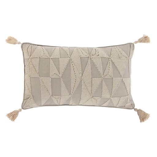 Възглавница Home ESPRIT Бежов Естествен Boho 50 x 8 x 30 cm