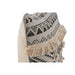 Възглавница Home ESPRIT Бял Черен Boho 45 x 8 x 45 cm