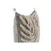 Възглавница Home ESPRIT Бял Сив Пискюли Boho 45 x 15 x 45 cm