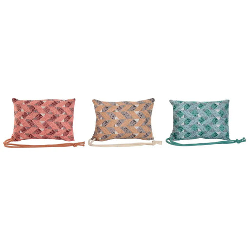 Възглавница Home ESPRIT Кафяв цвят тюркоаз Корал 30 x 10 x