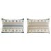 Възглавница Home ESPRIT Син Бежов 60 x 10 x 45 cm (2 броя)