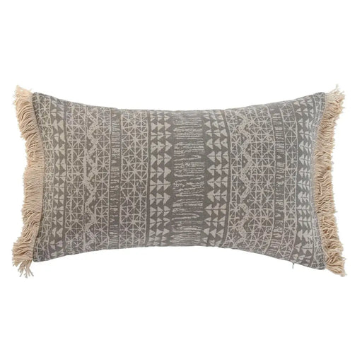 Възглавница Home ESPRIT Сив Естествен Boho 50 x 8 x 30 cm