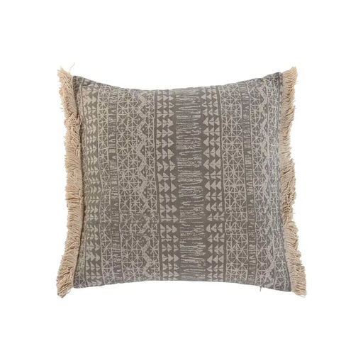 Възглавница Home ESPRIT Сив Естествен Boho 45 x 8 x 45 cm