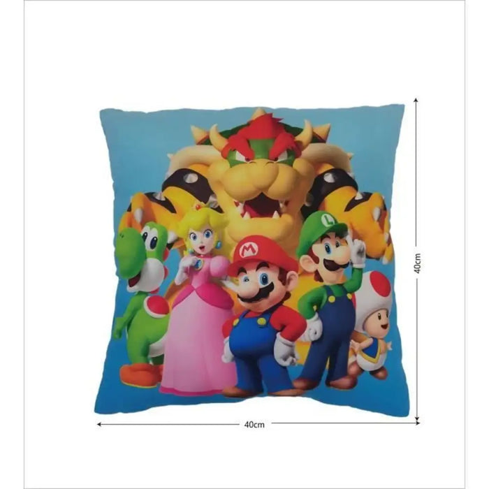 Възглавница Mario Bros 41 x 3 x 39 cm Многоцветен полиестер