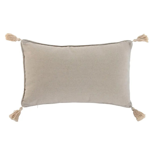 Възглавница Home ESPRIT Бежов Естествен Boho 50 x 8 x 30 cm