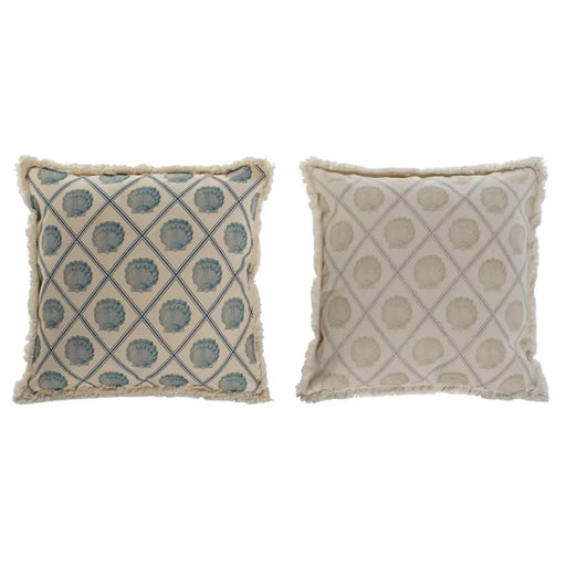 Възглавница Home ESPRIT Син Бежов 45 x 10 x 45 cm (2 броя)