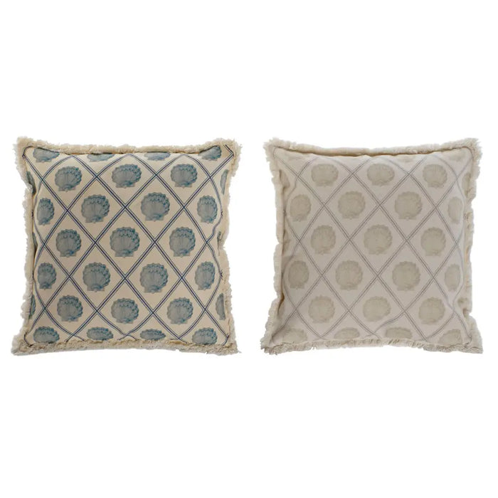 Възглавница Home ESPRIT Син Бежов 45 x 10 x 45 cm (2 броя)