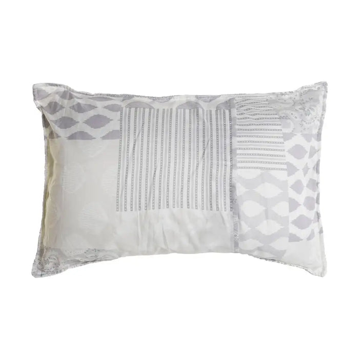Възглавница DKD Home Decor Бежов Сив полиестер Patchwork 60